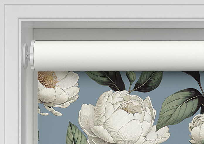 Henley, Henleys Vine Raffs Blue - Twist&Fit Roller Blind - Image 9